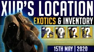 DESTINY 2 | XUR'S LOCATION & NEW WORTHY EXOTICS! TRIALS RESET & Where is Xur (15th May, 2020)