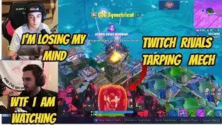 STREAMERS REACT TO TARPING IN MECH TWITCHRIVALS FORTNITE