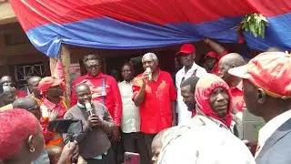 Egg Ritual Performed to Welcome UPC Party President Akena to Agago District