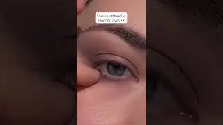 ￼ quick Makeup for Hooded Eyes✨🩶 #makeup #softglamlook #shortvideos #youtubefeed #eyemakeup #shorts