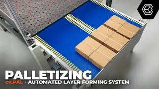 Palletizing robot automatically forms pallet layers of corrugated boards, cartons & other objects