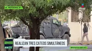Realizan tres cateos simult&aacute;neos en Col. Independencia, Monterrey | Noticias MTY tercera emisi&oacute;n