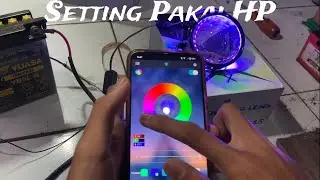 Pemasangan Devil Eye RGB Biled Dan Tes Nyala