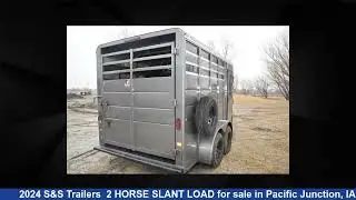 Eye-catching 2024 S&S Trailers  Horse Trailer RV For Sale in Pacific Junction, IA