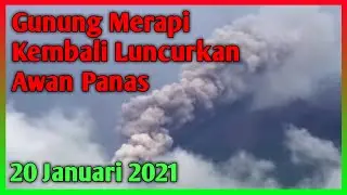 Kembali Terjadi Guguran Merapi Hari ini 14.27 WIB 20/01/2021