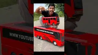 Remote control big size bus red colour Unboxing#shortsfeed #trending #viralvideo