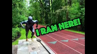 This is the most AMAZING track in the WORLD!! Michael Johnson Track - Nike Headquarters