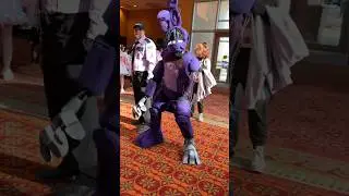 withered bonnie cos at okicon #fnaf #cosplay #bonnie #diy #freddy #chica #foxy #fivenightsatfreddys