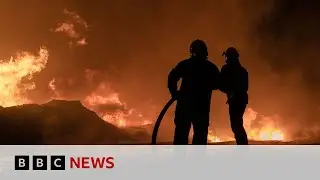 Kharkiv: Seven killed after Russia drone hits petrol station in Ukraine I BBC News