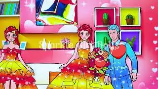 [🐾paper doll🐾] Angel vs Evil Vampire Sister Elsa Family 💔 | Rapunzel's Family