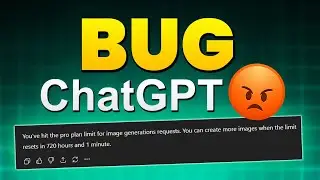 PROBLEM CHATGPT : You've hit the pro plan limit for image generations requests.