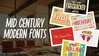 14 Remarkable Mid Century Modern Fonts For Your Next Retro Design