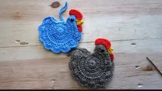 Crochet mini chicken 🐔 pouch bag /use for bag charm /  #crochetsavvy