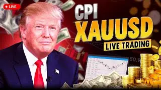 Live CPI GOLD Trading Session &ndash; Smart Money XAUUSD Analysis (24 October)