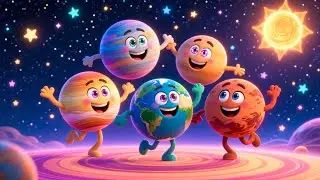 Песенка о Солнечной системе для детей 🌟 | Увлекательное изучение планет, космоса и астрономии!