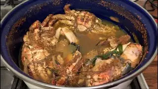 Seafood🦞 | Cooking live crab 🦀🦞| Delicious Brown crab boil 🌶🌶| Brown Crab | Billingsgate 🐠