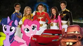 TMS Originals Power Rangers Megaforce + Creatures Cast Characters Anime - Moogle Presents