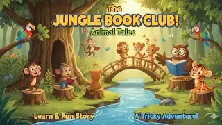The Jungle School of Friends | Kids Story | Moral Story for Children | Cute Kids Story #cutkidsstory