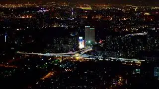 City Lights Soundscape: An Urban Symphony of Nighttime Tranquility