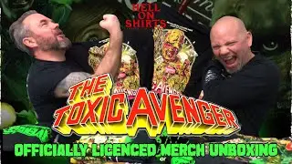 The Toxic Avenger Merch unboxing from Hell On Shirts