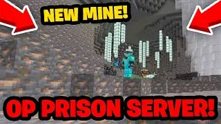 BEST OP Cosmic Prisons Iron Mine! (1.21.94 MCPE Server) EP #4