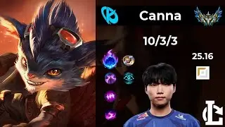 Rumble TOP - KC Canna | Patch 25.16 EUW Challenger