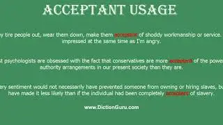 acceptant: How to pronounce acceptant with Phonetic and Examples
