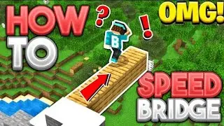 How to speed-bridge in minecraft