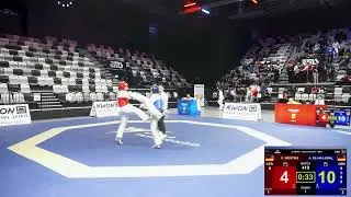 2026 Taekwondo Deutsche Meisterschaft Junioren - 419 -78 kg - Patrick (ROT)