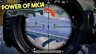 POWER OF MK14 || CLOSE ENCOUNTER || LIKE MORTAL AND DYNAMO | PUBG MOBILE