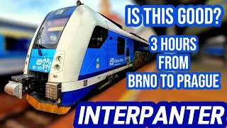 InterPanter: 1st Class Ride from BRNO to PRAGUE with Česk&eacute; Dr&aacute;hy (4K)