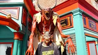 Final Halloween Horror Nights Construction Update 2021! | Close Look At Maze Facades & Scare Zones