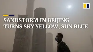 Fresh sandstorm hits Beijing following its worst storm in a decade