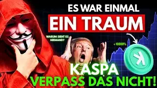 KASPA: Das INTERNET von 1995?! 🚀 Wer DAS verpasst, bereut es f&uuml;r immer!