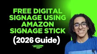 Get Started with Free Digital Signage Using Amazon Signage Stick