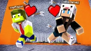 SÓ TEMOS UM CORAÇÃO NO MINECRAFT !! ( IMPOSSÍVEL SOBREVIVER )