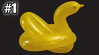 Very easy and simple ||Duck balloon || How to make duck balloon|| Balloon || Swan balloon ||