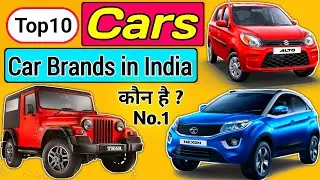 Top 10 Car Brands in India with Country of Origin | Most Popular Car Companies 2025 🚘 | टॉप 10 कार