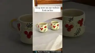 #Cherry #Mugs by Clayful Homes