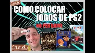 COMO COLOCAR JOGOS DE PS2 NO PENDRIVE? PLUGAR E JOGAR, JPLAY GAMEHOUSE.