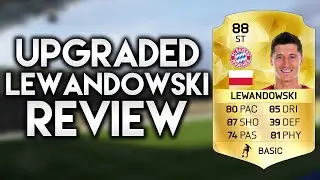 FIFA 16: UPGRADED LEWANDOWSKI REVIEW 88 +INGAME STATS! FIFA 16 PLAYER REVIEW