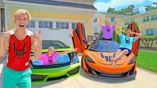 Last to Leave Car Wins $10,000!! (Lamborghini VS McLaren Supercar Challenge)