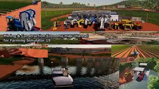 FS19 - Mining & Construction Economy - Live test (2020)