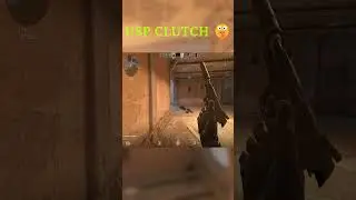USP-S PRECISION! 4K Pistol Round Clutch Sets the Tone for CS2 Match 🤯 #shorts #cs2 #cs2highlights