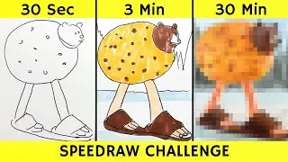 Drawing BATATOSO PELOSO in 30 sec, 3 min, and 30 min | Italian Brainrot | Fendraw