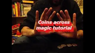 AMAZE you friends. Classic coins across with no gimmicks or palming: tutorial
