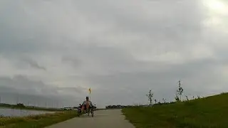 Recumbent ride around Prairie Queen Recreation Area
