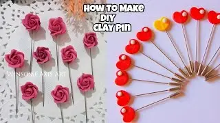 DIY Clay Hijab Pin Ideas | How to Make Trendy Clay Hijab Pins | Easy Tutorial