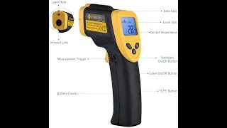 Infrared Thermometer No Touch Digital Laser Temperature Gun with Color Display