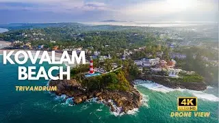 Kovalam Beach - Trivandrum - Drone Video